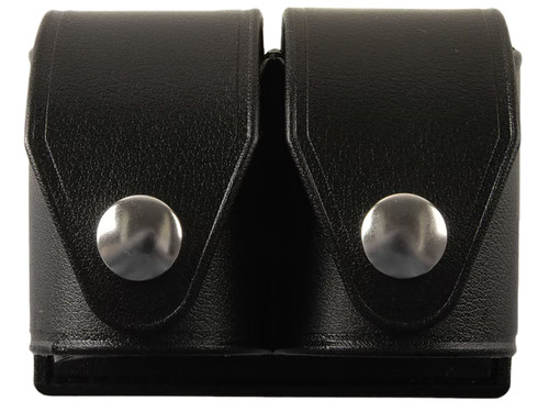 HKS Double Speedloader Case Large Black Hytrel Belt Loop S&W Ruger Colt Taurus