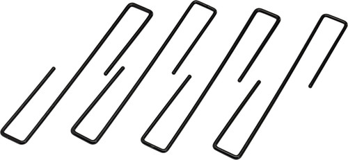 Hornady 95870 Hardened Steel Handgun Hanger Black PVC Coated 4-Pack