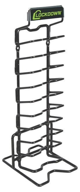 Lockdown 222972 Vinyl-Coated Steel AR-15 Magazine Rack Up to 10 Magazines