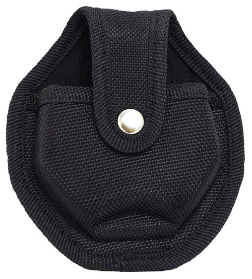 Uzi UZICUFFCASE Open Top Handcuff Case Black Nylon Metal Pocket Clip