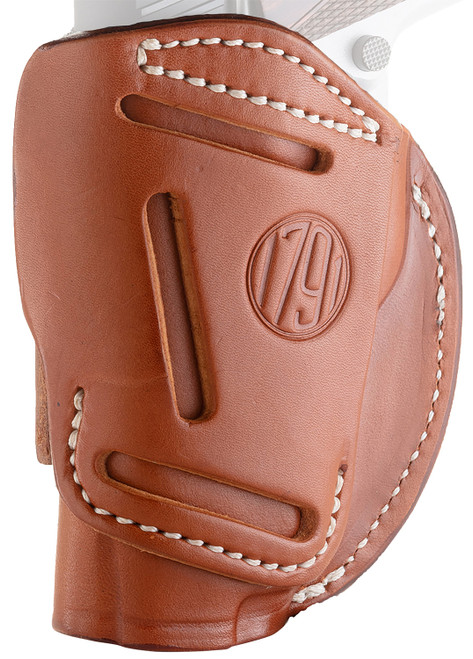 1791 Gunleather 4-Way Concealment & Belt Holster Size 01 Classic Brown - 1911 3" and 4" Barrel Compatible
