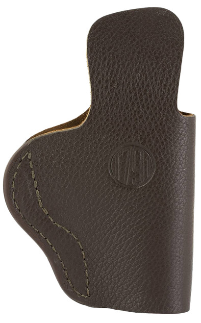 1791 Gunleather Size 04 Fair Chase IWB Brown Leather Deer Hide Left-Hand Carry Holster Glock 17/19