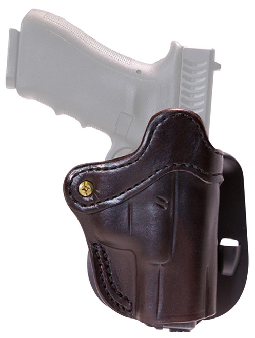 1791 Gunleather Signature Brown Leather Optic Ready Paddle Holster OWB 2.3 Right Hand