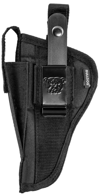 Bulldog FSN34 Extreme OWB Black Nylon Holster Ruger Mark Auto 4-5" Bbl Belt Loop/Clip Ambidextrous