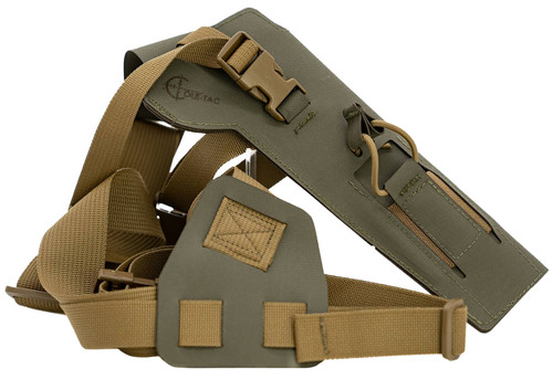 Cole-tac Varmint Wrangler VW204 Chest Holster Left Hand Ranger Green