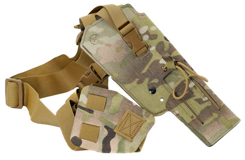 Cole-tac Varmint Wrangler VW113 RH Chest Holster Multi-Cam