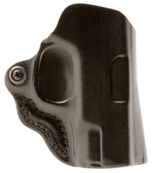 DeSantis Mini Scabbard Black Leather OWB Belt Slide Holster Glock 17/19/23/32/36 Right Hand
