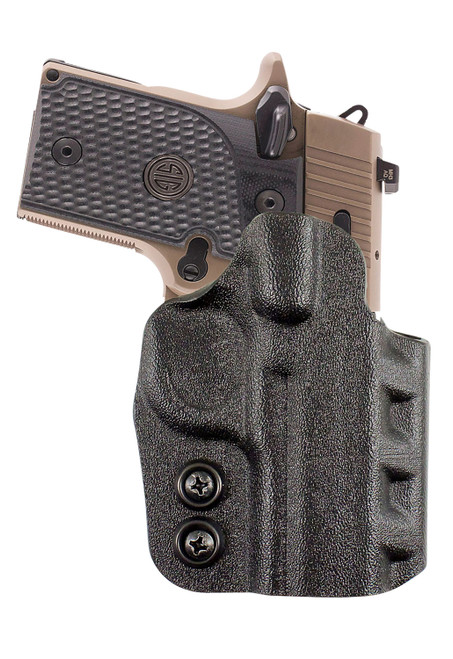 DeSantis D94KA7QZ0 Cazzuto Right Hand OWB Black Kydex Paddle Holster Ruger 57