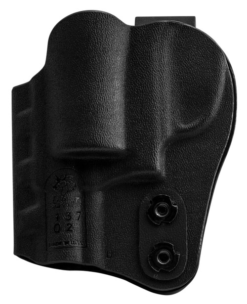 DeSantis Gunhide 137KJ02Z0 Slim-Tuk IWB Black Kydex Belt Clip Fits S&W J Frame Ambidextrous
