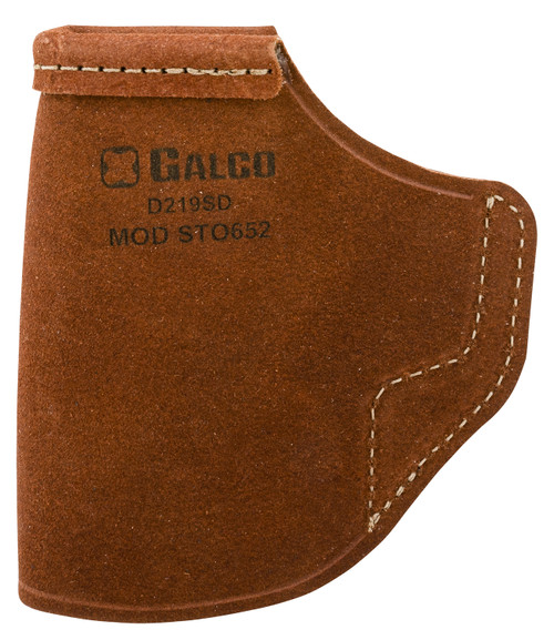 Galco STO652 Stow-N-Go Natural Leather IWB Belt Clip Holster S&W M&P Shield 2.0 Walther PPS Right Hand