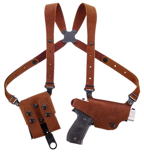 Galco CL2800R Classic Lite 2.0 Shoulder Holster Natural Leather Glock 43 Right Hand