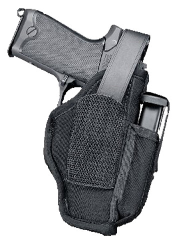 Uncle Mike's 70050 Sidekick Size 05 IWB OWB Hip Holster Black Laminate Large Semi-Auto 4.5-5" Barrel Ambidextrous