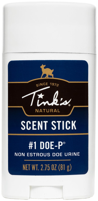 Tinks #1 Doe-P Natural Calming Deer Scent Stick 2.75 oz Stick