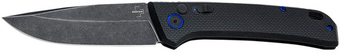 Boker Plus FRND Black EDC Pocket Knife 3.35" Black Stonewash D2 Blade Grivory Handle