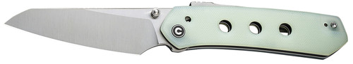 Civivi Vision FG 3.54" Folding Tanto Satin Nitro-V Steel Blade, Natural Textured G10 Handle