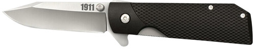 Cold Steel CS20NPJAA 1911 Folding Knife 3" Clip Point Blade Black Checkered Griv-Ex Handle