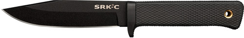 Cold Steel CS-49LCKD SRK Compact 5" Fixed Plain Black Tuff-Ex Finish SK-5 Steel Blade/Black Kray-Ex Handle Includes Sheath