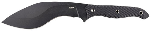 CRKT 2710 Clever Girl Kukri 7.75" Fixed Plain Black Powder Coated SK-5 Steel Blade/Black G10 Handle Includes Belt Clip/Lanyard