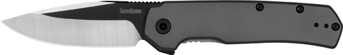 Kershaw 1411 Thermal EDC Pocket Knife 2.95" Drop Point 8Cr13MoV SS Blade, Gray PVD Stainless Handle