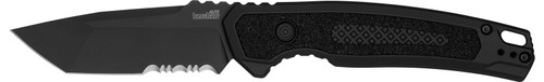 Kershaw Launch 16 Automatic Folding Tanto Knife 3.45" CPM M4 Steel Black Cerakote, Aluminum Handle