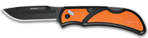 Outdoor Edge RCB252C RazorLite EDC 2.50" Plain Black Oxide 420J2 SS Blade Glass-Filled Nylon Handle