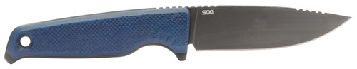 SOG SOG17790157 Altair FX 3.40" Fixed Clip Point TiCN Cryo CPM 154 Blade, Squid Ink Black Handle, Sheath Included