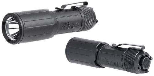 Sig Sauer Foxtrot-EDC Compact Black Anodized Pocket Flashlight 1350 Lumens White LED FlexCore