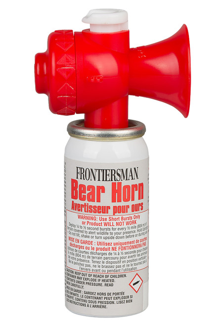 Sabre Frontiersman Bear Horn with On/Off Lock 115dB 0.5-Mile Range