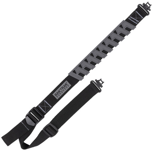 Allen 8536 Trak Black Gray Non-Slip Traction Web Rifle Sling with Swivels