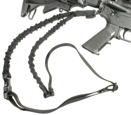 Blackhawk 70GS17BK Black Nylon 1.25" Three-Point Universal Swift Rifle Sling