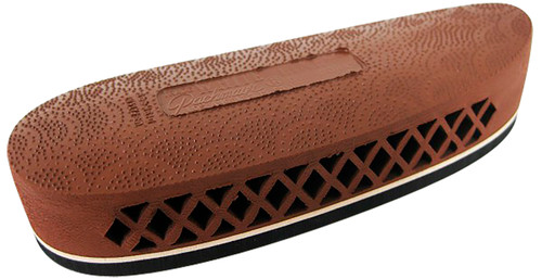 Pachmayr F325 Deluxe Recoil Pad Medium, Classic Brown with White Line, Rubber, Rifle/Shotgun