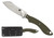 Spyderco FB50GPOD Stok Fixed Blade Knife 2.95" Plain Stonewashed 8Cr13MoV Stainless Blade Olive Drab G10 Handle & G-Clip Sheath