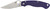 Spyderco C36GPDBL2 Military 2 4" Folding Knife Satin CPM S30V SS Blade Dark Blue Peel-Ply G10 Handle