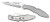 Spyderco Police Model Folding Knife C07S, 4.13" Hollow-Ground VG-10 Part Serrated Blade, Stainless Steel Handle