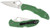 Spyderco Delica 4 Folding Knife C11FPGR 2.88" Plain VG-10 Blade Green FRN Handle with Four-Position Pocket Clip