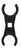 Wheeler Mil-Spec Barrel Nut Gunsmithing Crowfoot Wrench, Black