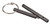 Wheeler AR Pivot and Roll Pin Tool with Key Ring, Black Zinc Steel