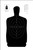 Action Target B-29 Qualification Silhouette Heavy Paper Hanging Target 11.5x22 Black/White 100-Count