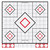 Birchwood Casey 34219 Shoot-N-C Reactive Target Self-Adhesive Paper White/Red 12" 5-Diamond 5 Pack