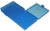 MTM Case-Gard 200 Round Multi-Caliber Handgun Ammo Box Clear Blue Polypropylene Stackable Design