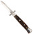 Steel River Knives SGSWP Spartan 3.9" Italian Bayonet Polished Blade 5.1" Snakewood Handle Side Open