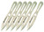 Smith & Wesson Knives SWTK8CP 8" OAL Bullseye Throwing Knives Spear Point 2Cr13 SS Blade Stainless Handle 6 Pack