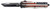 Templar Gen II LWUS231 Wood US Flag OTF Large Tanto Knife, 3.50" Black Oxide 440C Blade, 5.25" Painted Wood Grain US Flag Aluminum Handle with Glass Breaker
