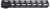 Aim Sports MTM13L308 13.50" Low M-LOK AR-10 .308 Free-Float Handguard, Black Anodized Aluminum