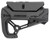 FAB Defense GL-Core S CQB Combat Buttstock AR-15/M4 Adjustable Cheek-Rest Black Fiberglass Reinforced Polymer