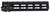 Geissele 051657B MK8 Super Modular Black Aluminum Rail 10.50" for AR Platform