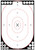 Birchwood Casey Shoot-N-C Reactive 12"x18" Black/White Silhouette Self-Adhesive Paper Targets 5 Pack
