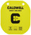 Caldwell 8-Inch Yellow AR500 Steel Hanging Gong Range Target 0.38 Inch Thick