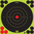Pro-Shot SplatterShot Self-Adhesive 6 Inch Bullseye Target Black and Green 12 Pack