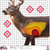Pro-Shot Whitetail Deer Life-Size Sight-In Heavy Paper Targets 25"x25" Multi-Color 5 Pack
